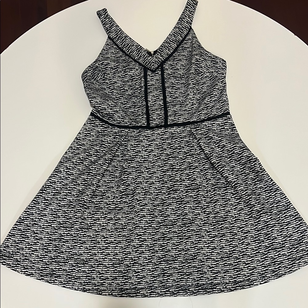 Stylish Black and White Dress